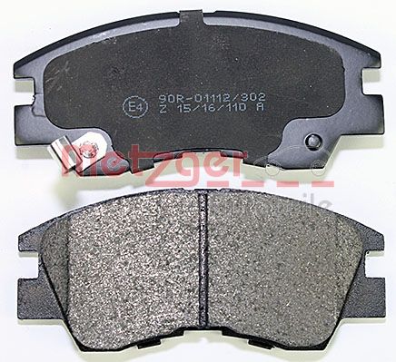METZGER 1170600 Bremsbelagsatz, Scheibenbremse
